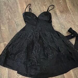 Rubber Ducky Productions Strapless Black Dress